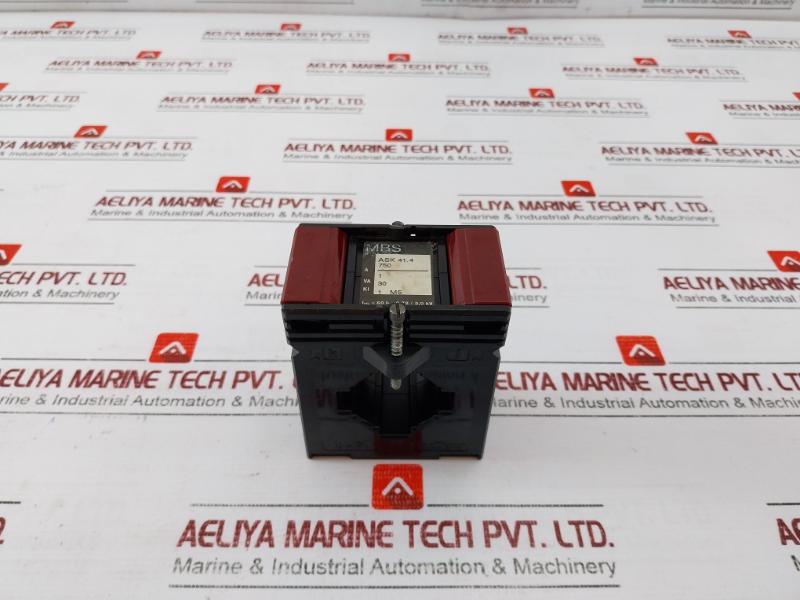 Mbs Ask 41.4 Transducer Current Transformer Vde 0414 750/1A 30Va 50-60Hz