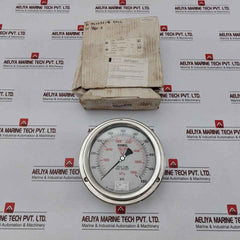 Mc Daniel 316Ss Liquid Filled Dual Pressure Gauge Rev C 0-10000 Psi/Kpa