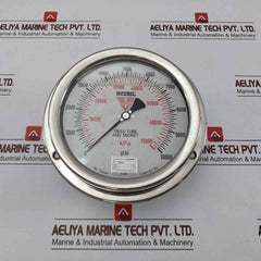 Mc Daniel 316Ss Liquid Filled Dual Pressure Gauge Rev C 0-10000 Psi/Kpa