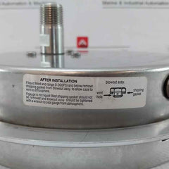 Mc Daniel 316Ss Liquid Filled Dual Pressure Gauge Rev C 0-10000 Psi/Kpa