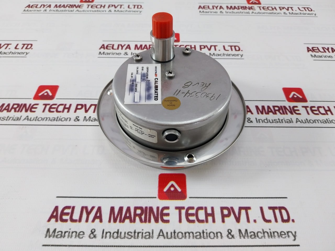 Mcdaniel Pressure Gauge 316Ss Tube And Socket 0 To 10000 Psi Ab40510 Rev.B