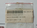 Mcgill 0121-7001 On /Off Toggle Switch