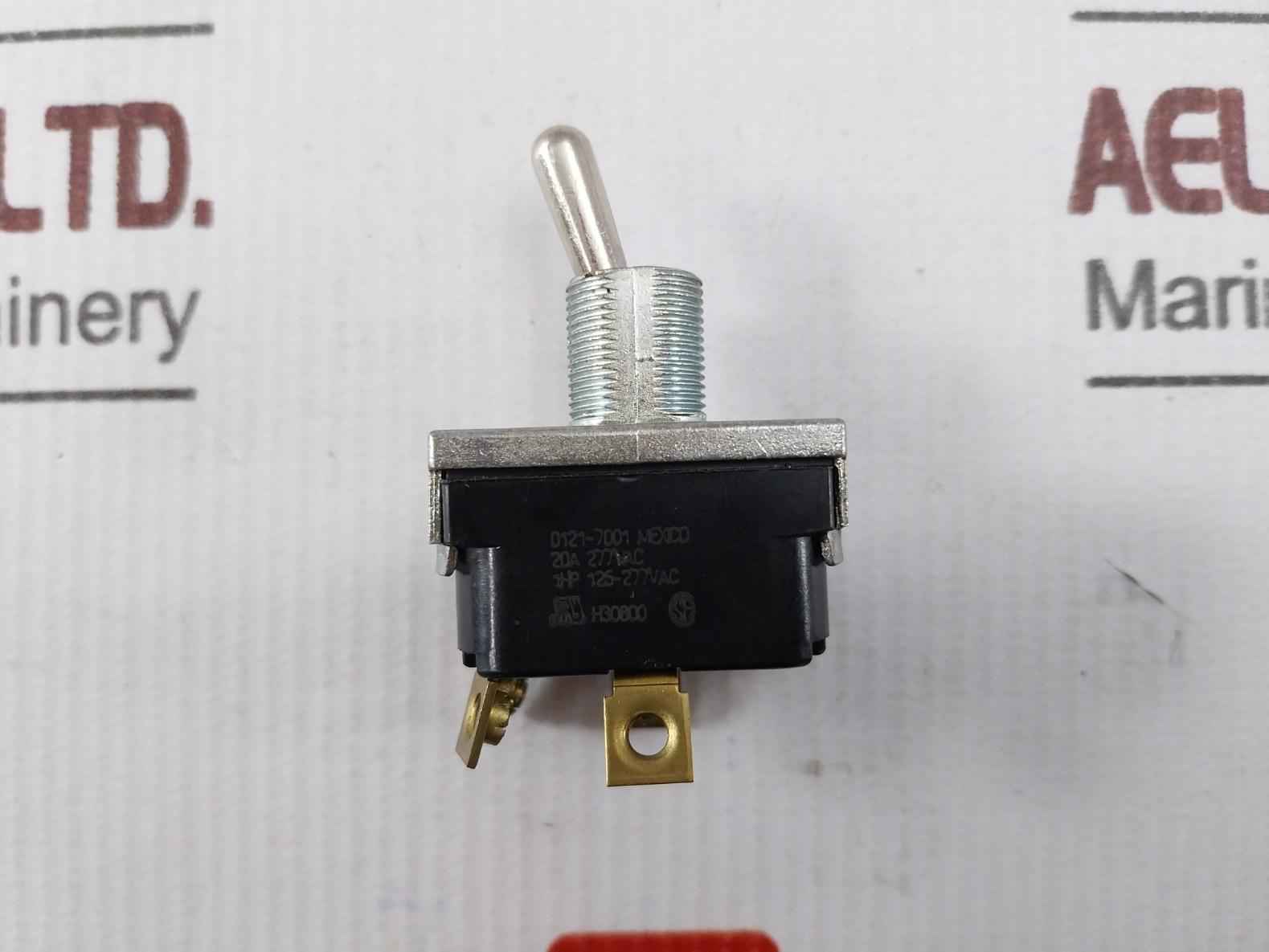 Mcgill 0121-7001 Toggle Switch 20A 277Vac 18602-0030