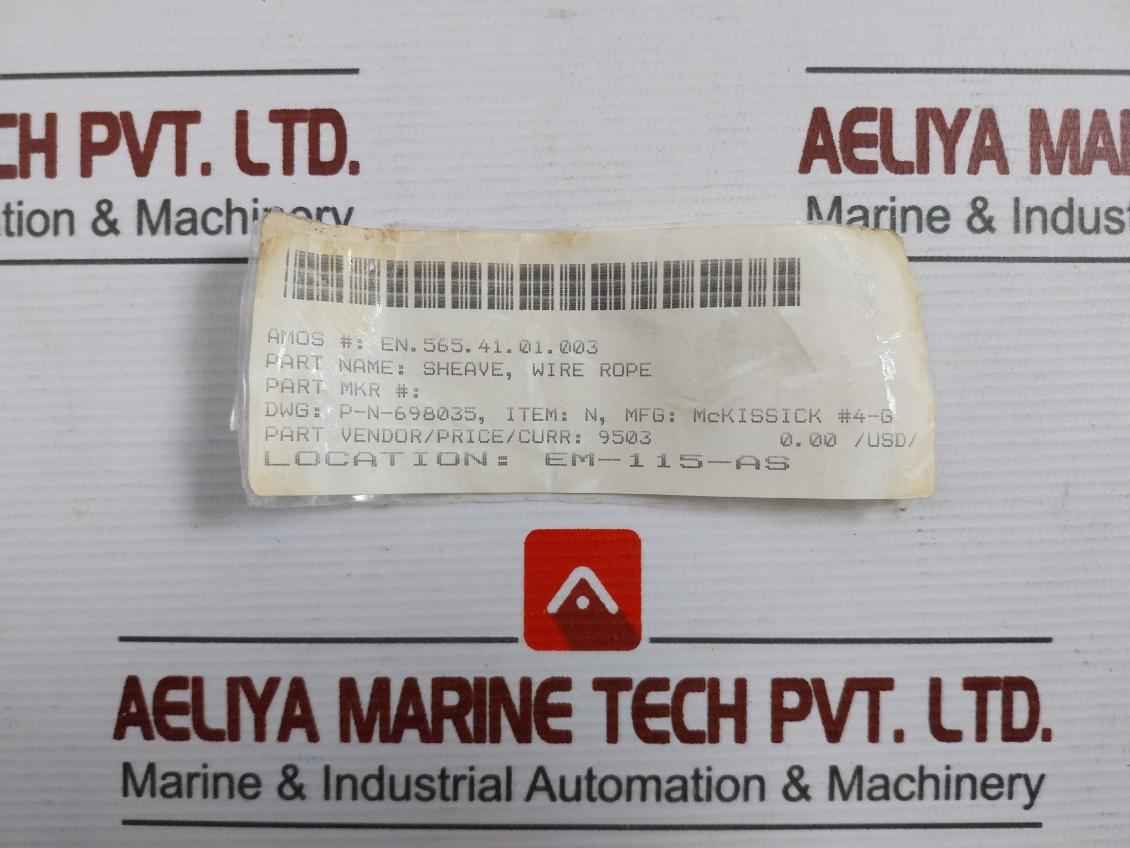 Mckissick 698035 Wire Rope Sheave