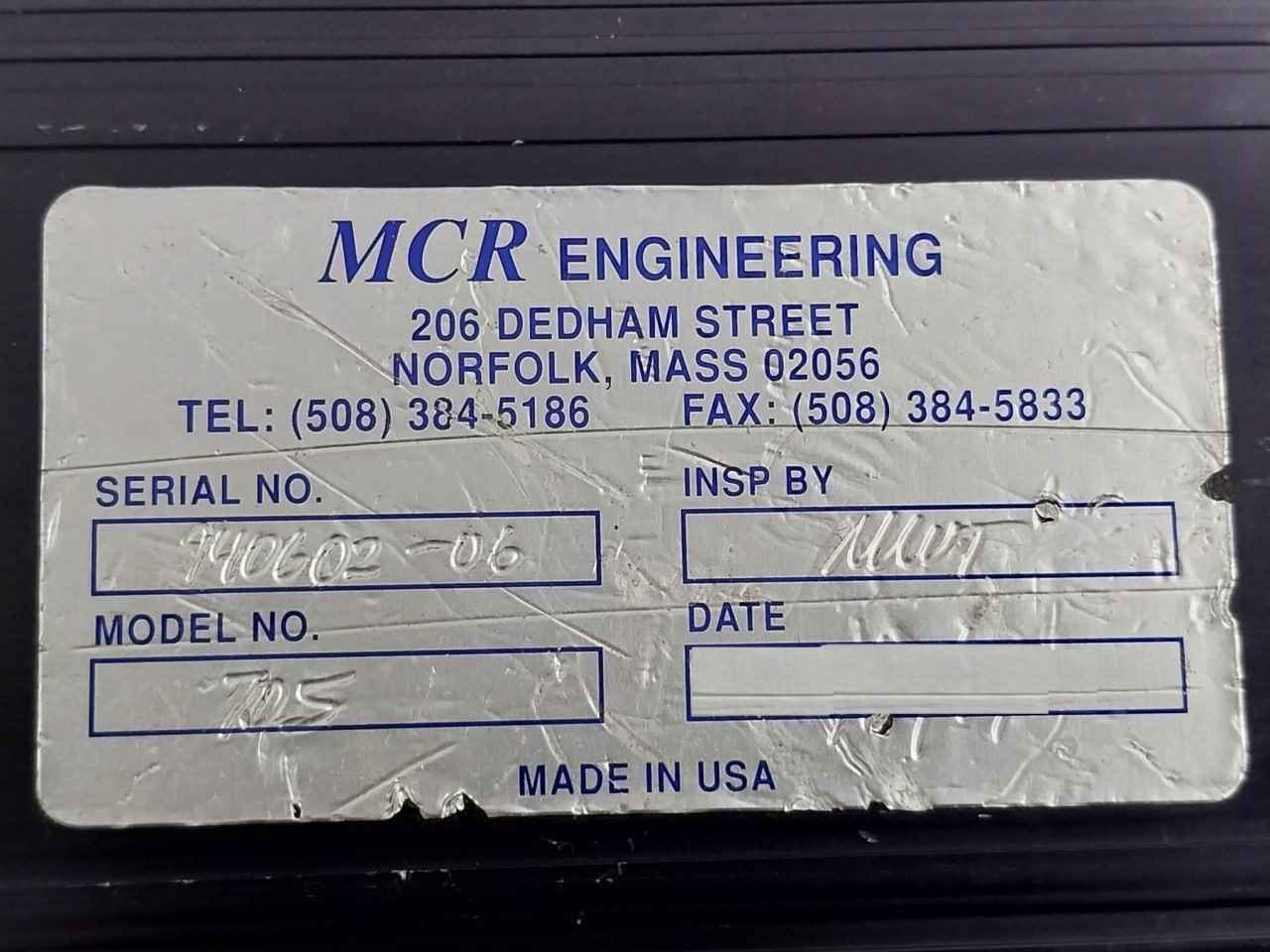 Mcr Engineering 100 096 Three Line Display Board Module 10v