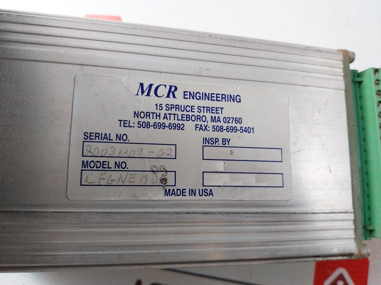 Mcr Engineering 100 096 Three Line Display Board Module Cfgnem09