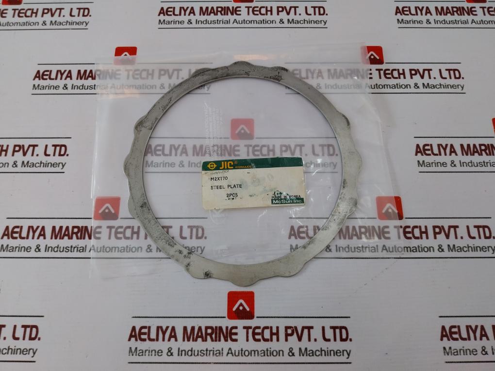 Lot of 2X MCSUN M2X170 Steel Plate JIC Hydraulics