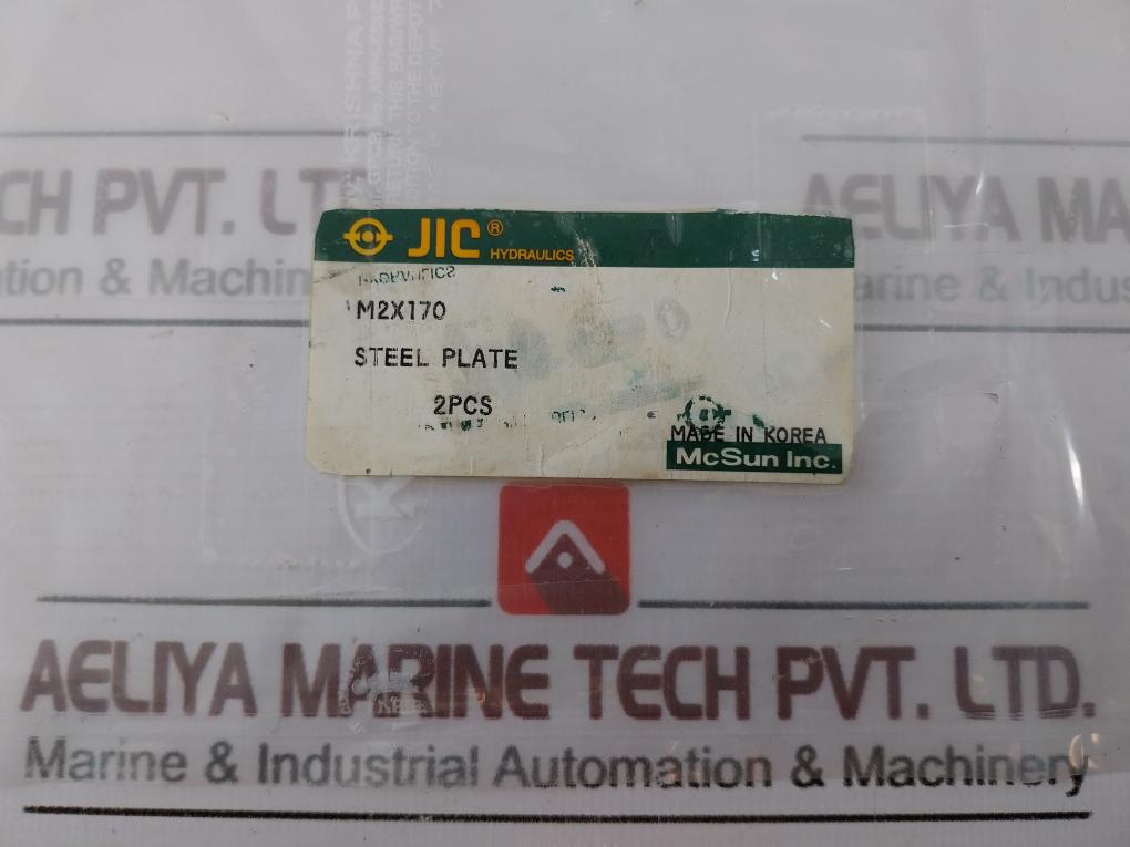 Lot of 2X MCSUN M2X170 Steel Plate JIC Hydraulics