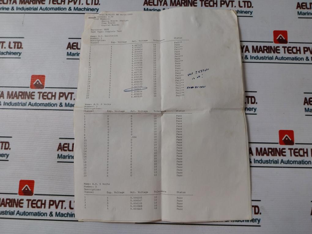 Md Totco 220492-009 Total Daq 90-250Vac 47-65Hz 40219908