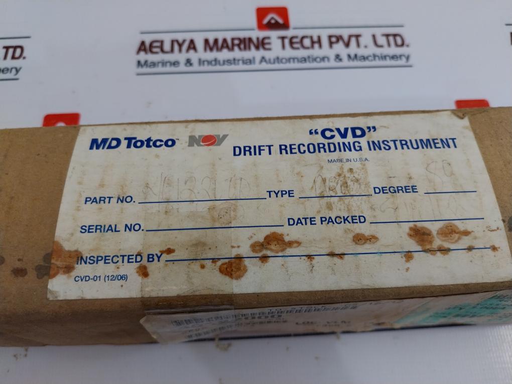 Md Totco 40122000 Cvd Drift Recording Instrument
