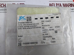 Md Totco H11062A Keypad Assembly 10129069-001