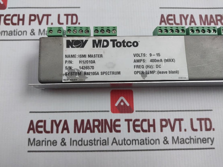 Md Totco H12010A Ismi Master Module 400 Ma