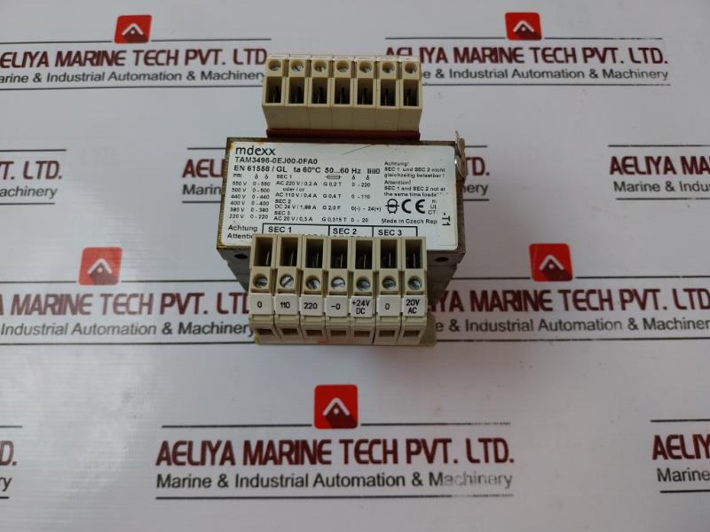 Mdexx Tam3496-0ej00-0fa0 Transformer 550v-500v-440v-400v-380v-220v 50…60hz