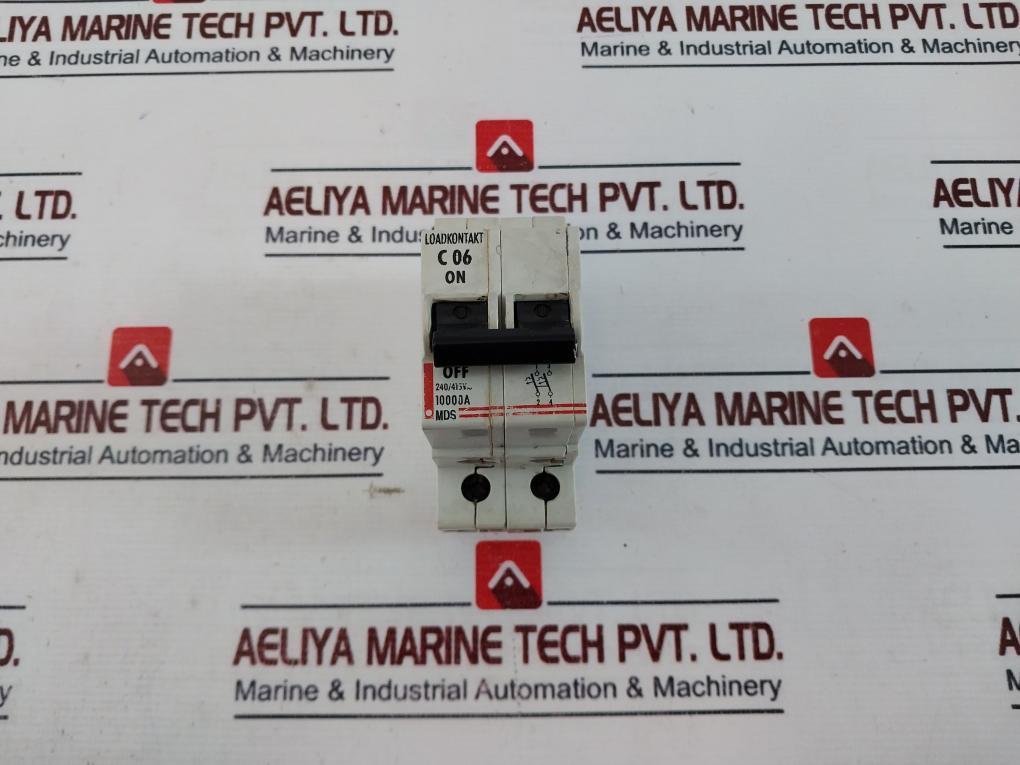 MDS C 06 Miniature Circuit Breaker 240/415V~ 10000A