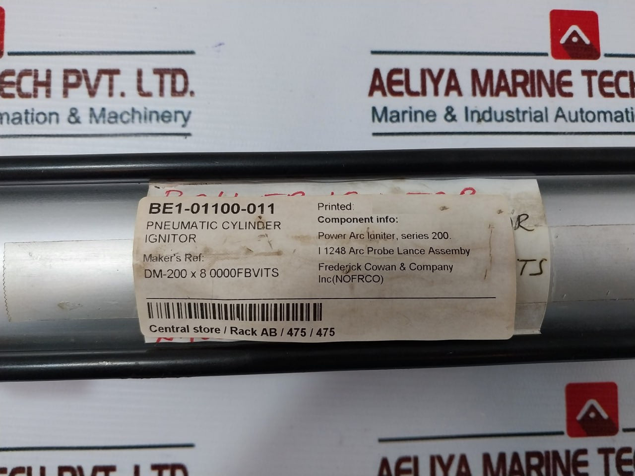Mead Fluid Dynamics Dm-200X8.0000Fbvits Pneumatic Cylinder Ignitor