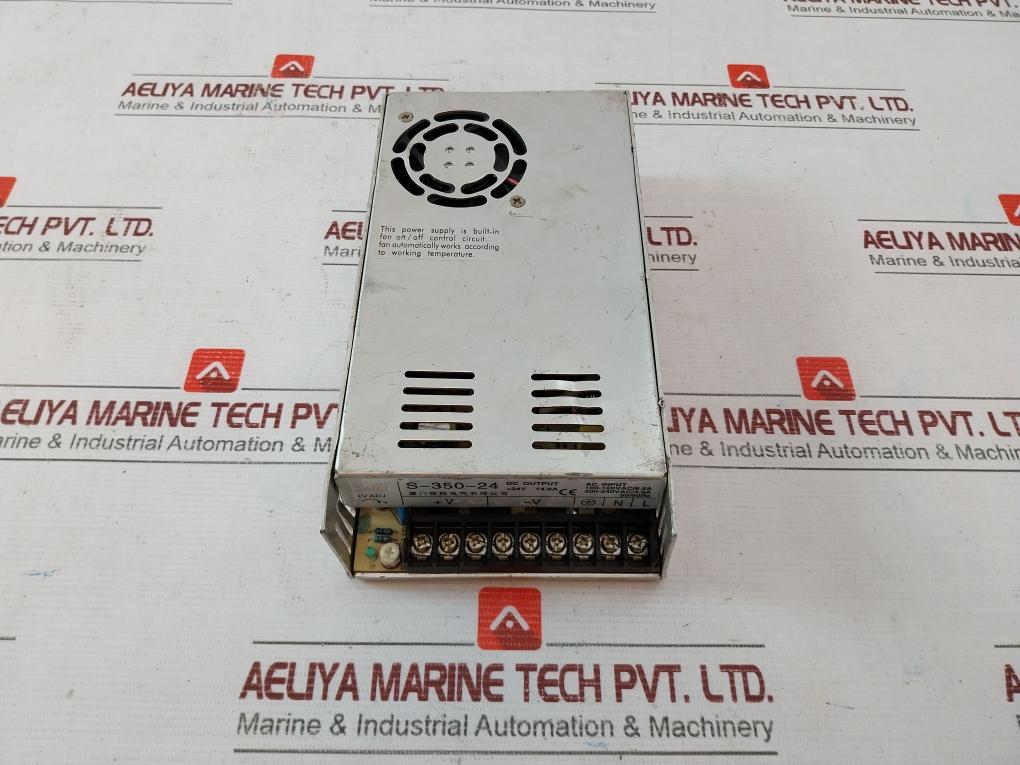 Mean-well S-350-24 Switching Power Supply 200-240Vac/4.0A 50/60Hz