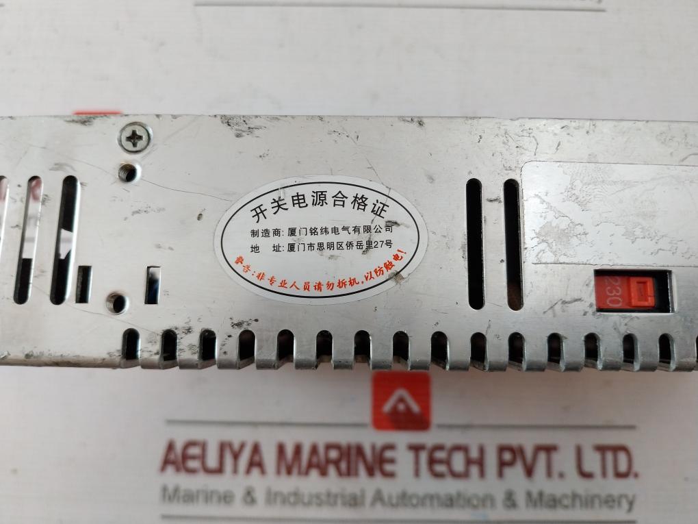 Mean-well S-350-24 Switching Power Supply 200-240Vac/4.0A 50/60Hz