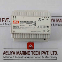 Mean Well Dr-100-12 Rail Power Supply Level 3 100-240vac 3.0a 50/60hz