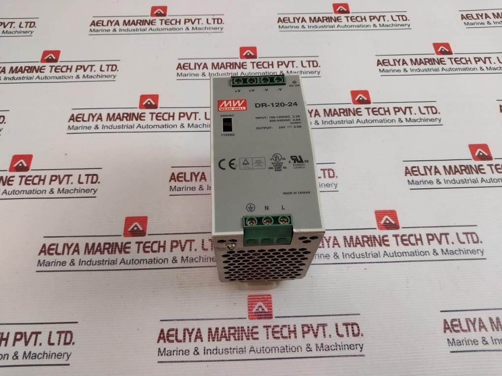 Mean Well Dr-120-24 Switching Mode Power Supply 50/60Hz
