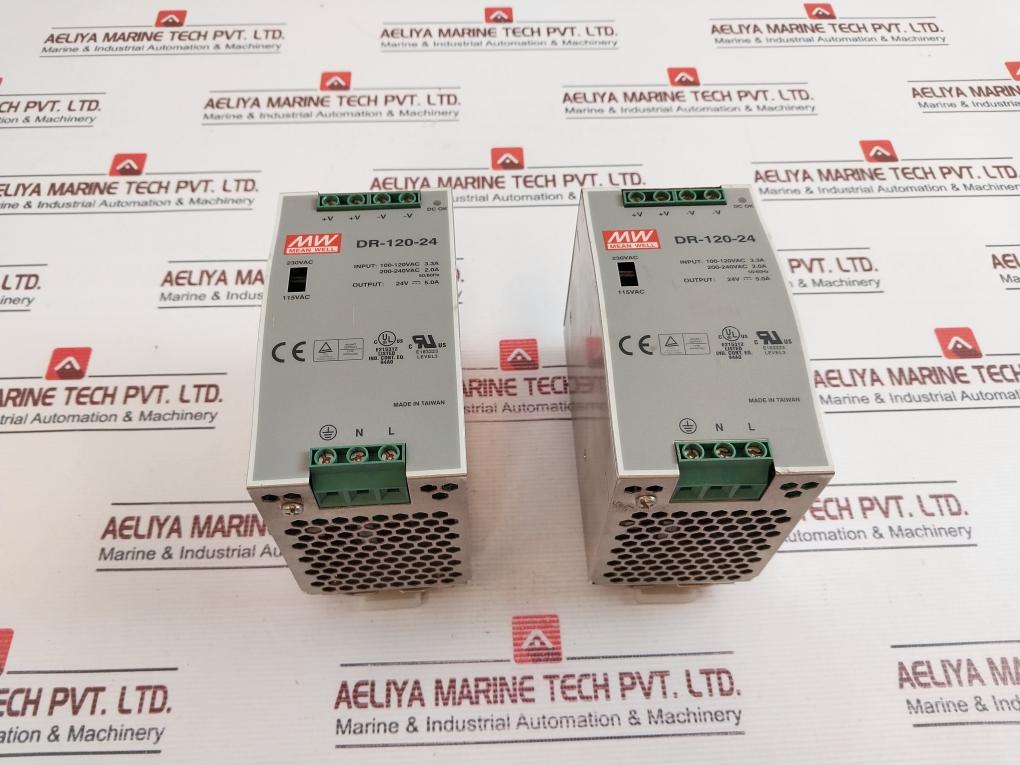 Mean Well Dr-120-24 Switching Mode Power Supply 50/60Hz