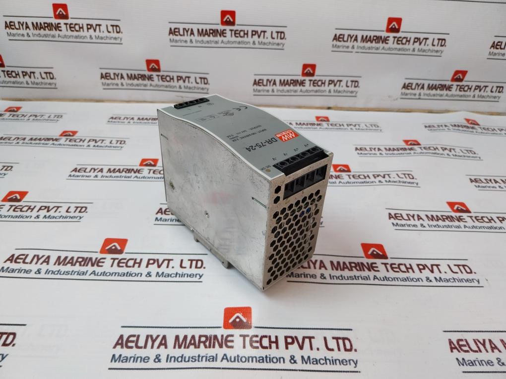 Mean Well Dr-75-24 Power Supply 100-240Vac 2.0A 50/60Hz E215312