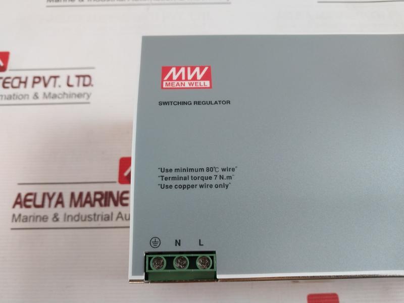 Mean Well Drp-480-24 Din Rail Power Supply 200-240Vac 4.0A 50/60Hz 24V 20A