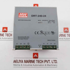 Mean Well Drt-240-24 Industrial Din Rail Power Supply 400-500vac Three Phase 50