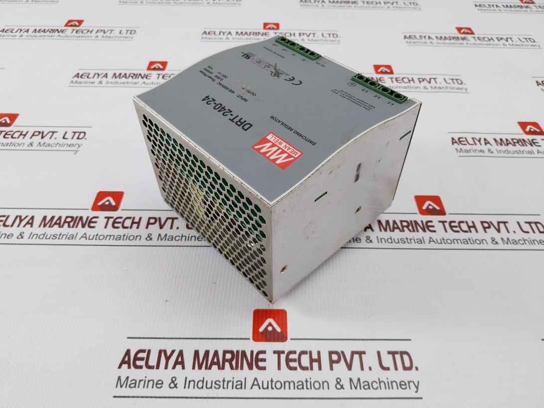 Mean Well Drt-240-24 Industrial Din Rail Power Supply 400-500vac Three Phase 50