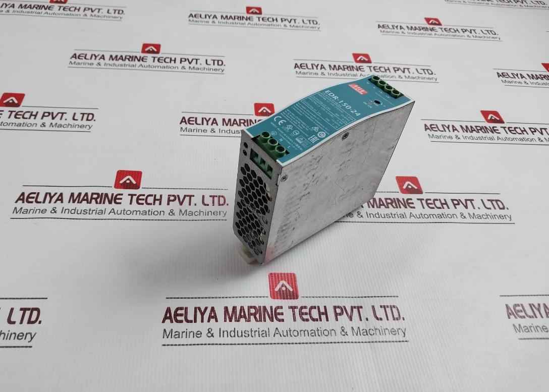 Mean Well Edr-150-24 Power Supply 75C 200-240Vac 1.65A 50/60Hz