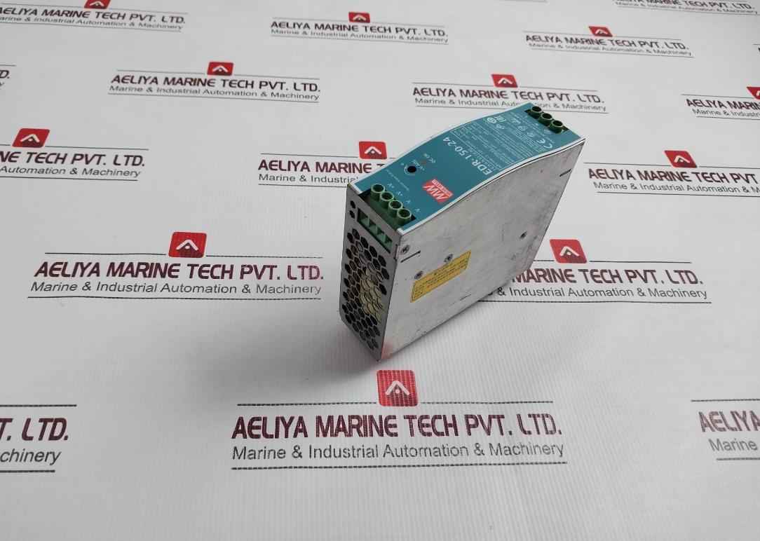 Mean Well Edr-150-24 Power Supply 75C 200-240Vac 1.65A 50/60Hz