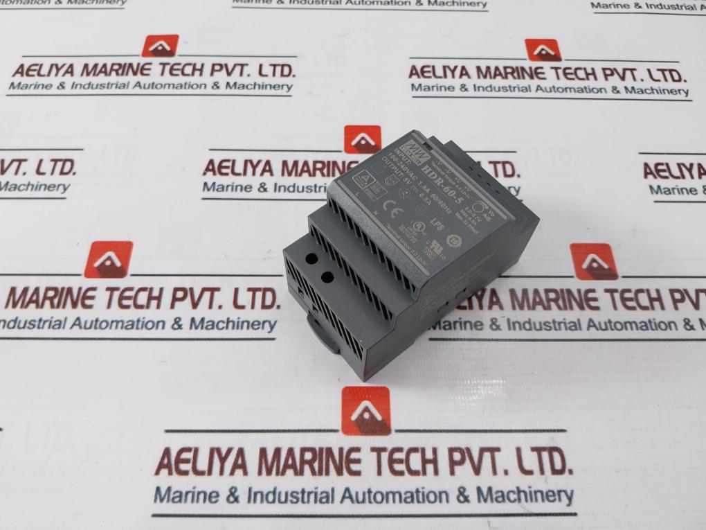 Mean Well Hdr-60-5 Power Supply 50/60Hz 100-240V Ac