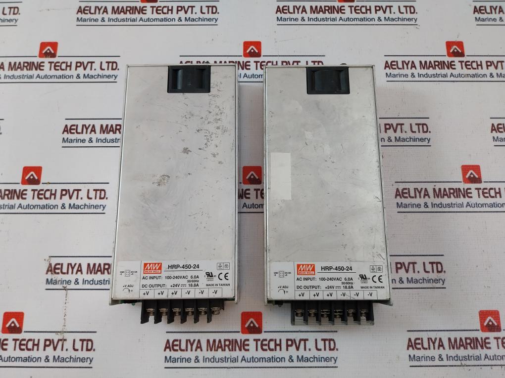 Mean Well Hrp-450-24 Switching Power Supply 100-240 Vac 6.0A 50/60Hz