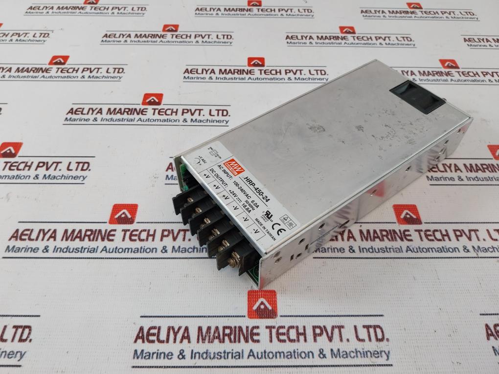 Mean Well Hrp-450-24 Switching Power Supply 100-240 Vac 6.0A 50/60Hz