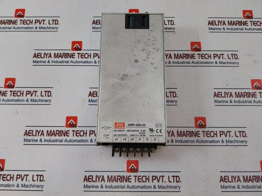 Mean Well Hrp-450-24 Switching Power Supply 100-240 Vac 6.0A 50/60Hz