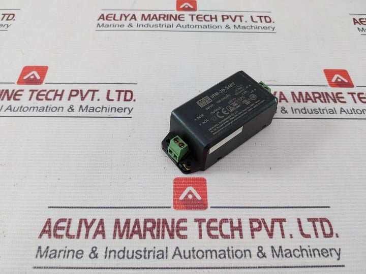 Mean Well Irm-30-24St Switching Mode Power Supply 0.75A 50/60Hz 100-240Vac