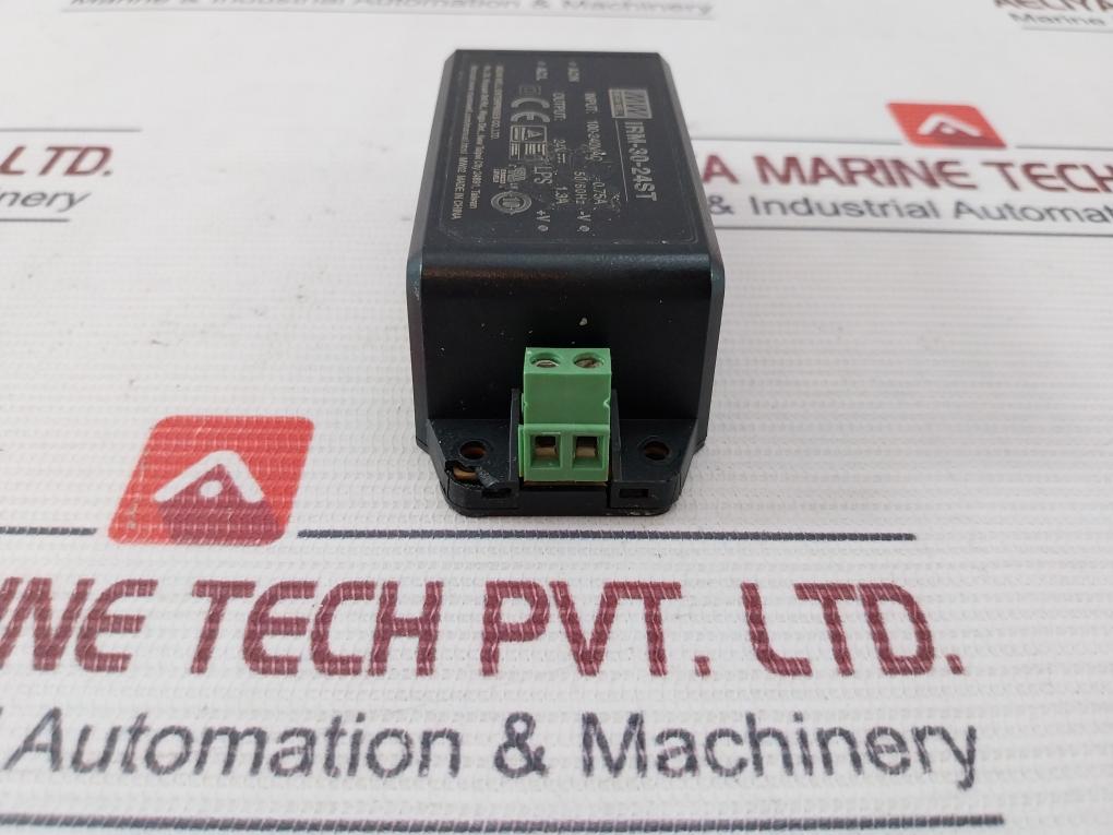 Mean Well Irm-30-24St Switching Mode Power Supply 0.75A 50/60Hz 100-240Vac