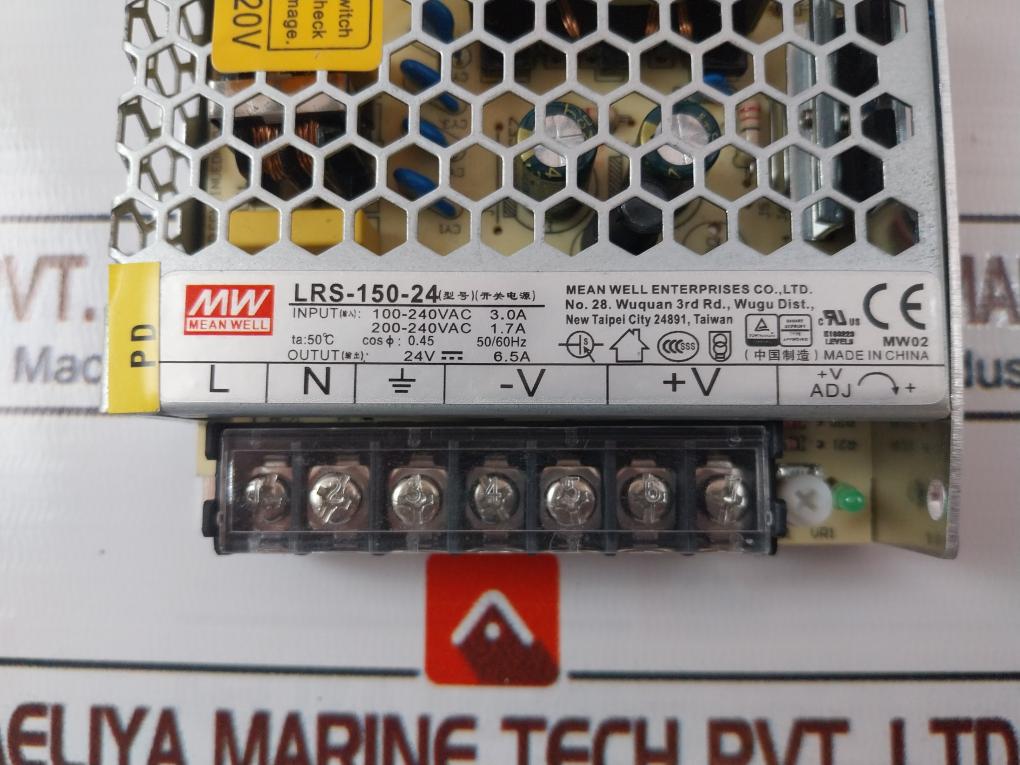 Mean Well Lrs-150-24 Switching Power Supply 100-240Vac 3.0A