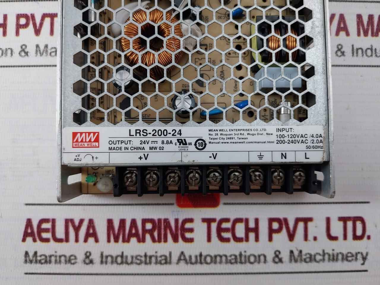 Mean Well Lrs-200-24 Single Output Switching Power Supply 50/60Hz