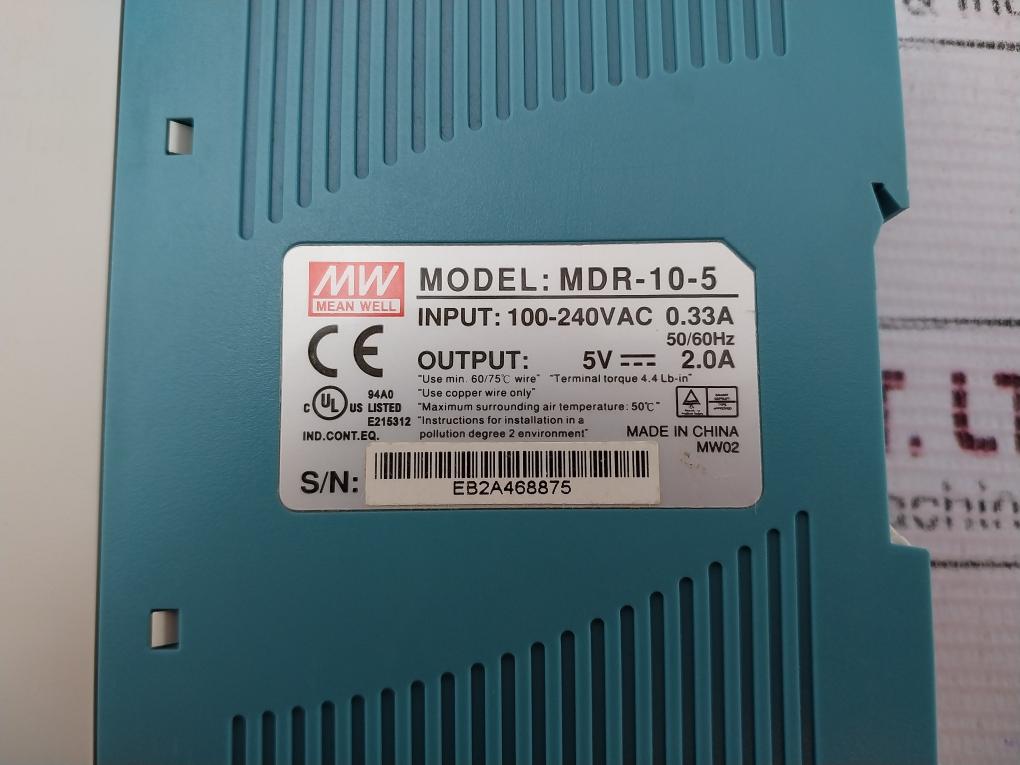 Mean Well Mdr-10-5 Power Supply