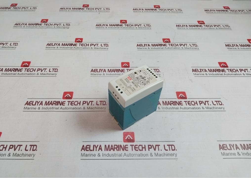 Mean Well Mdr-100-24 Din Rail Power Supply 100-240Vac 1.3A 50/60Hz 24V/4A 40 C