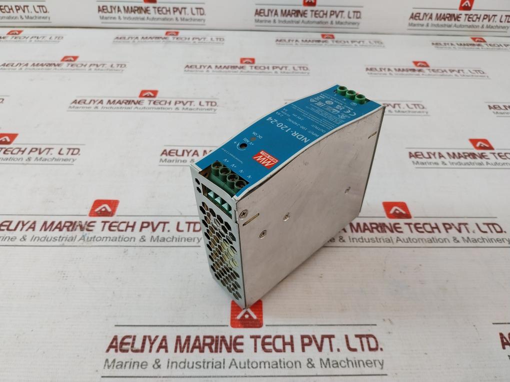 Mean Well Ndr-120-24 Ac/Dc Single Output Din Rail Power Supply Module 120W