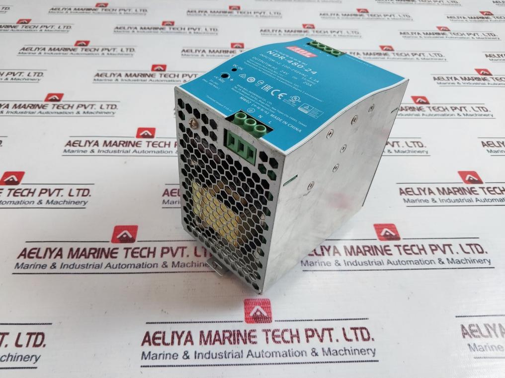 Mean Well Ndr-480-24 Power Supply 24V 20A