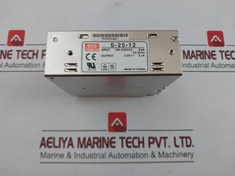 Mean Well Power Supply Board 50/60Hz Part No.S-25-12
