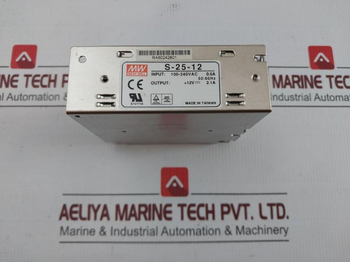 Mean Well Power Supply Board 50/60Hz Part No.S-25-12