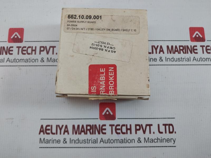 Mean Well Power Supply Board 50/60Hz Part No.S-25-12