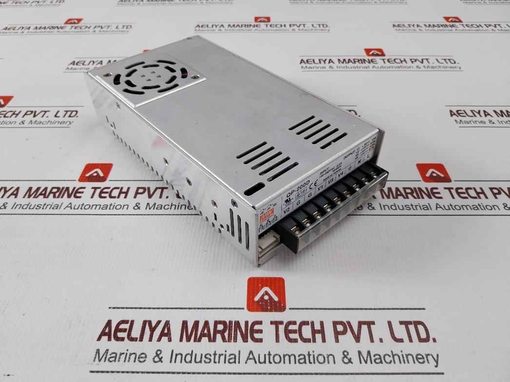 Mean Well Qp-200D Switching Power Supply 100-240Vac 3.5A 50/60Hz