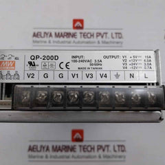 Mean Well Qp-200D Switching Power Supply 100-240Vac 3.5A 50/60Hz