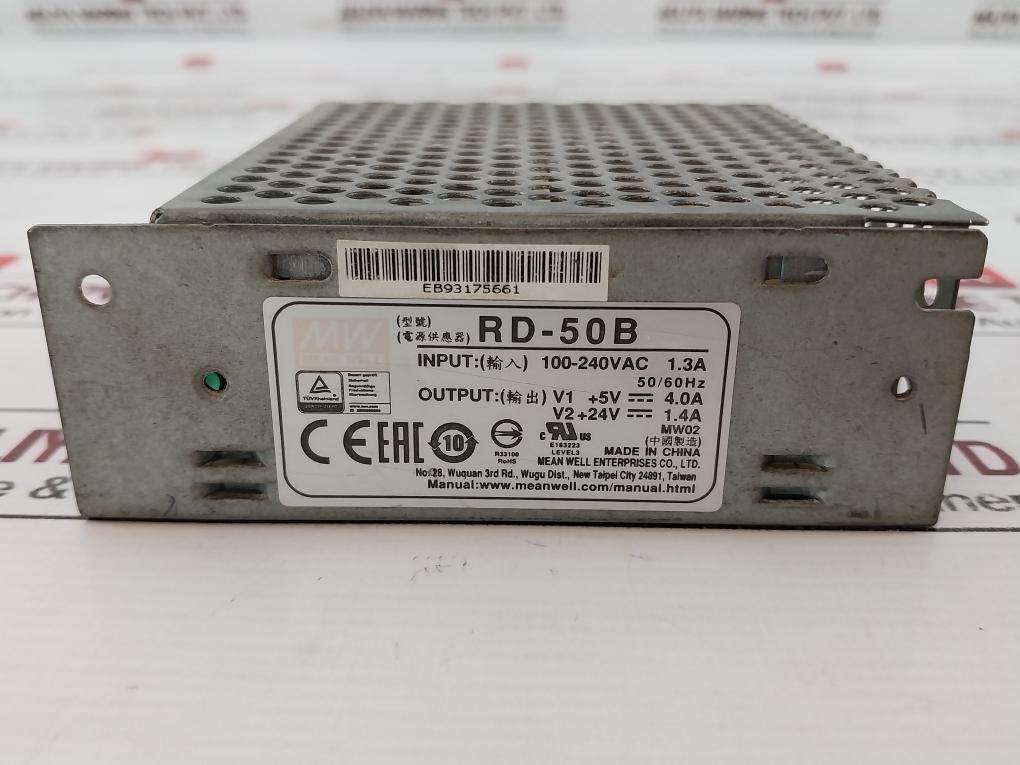 Mean Well Rd-50b Power Supply, E183223, Eb93175661