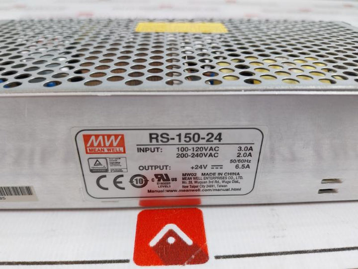 Mean Well Rs-150-24 Smps Power Supply 24v 6.5a 50/60hz Ac-dc Converter