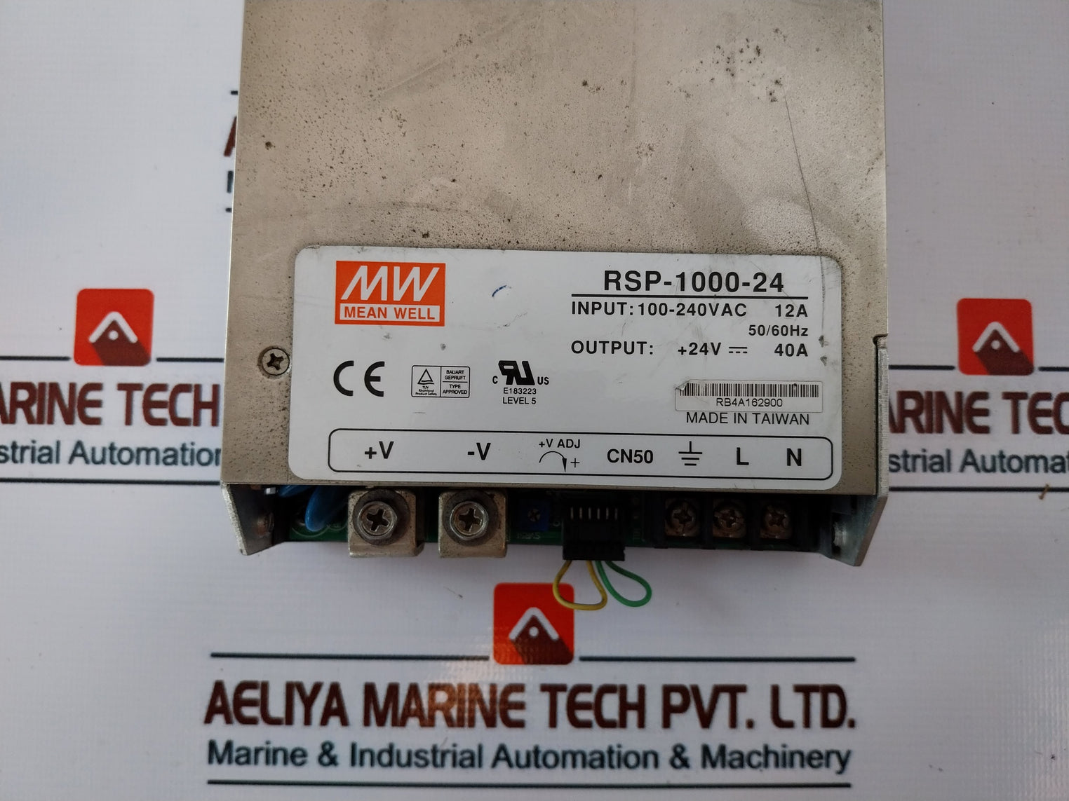 Mean Well Rsp-1000-24 Switching Power Supply 100-240vac 12a 50/60hz